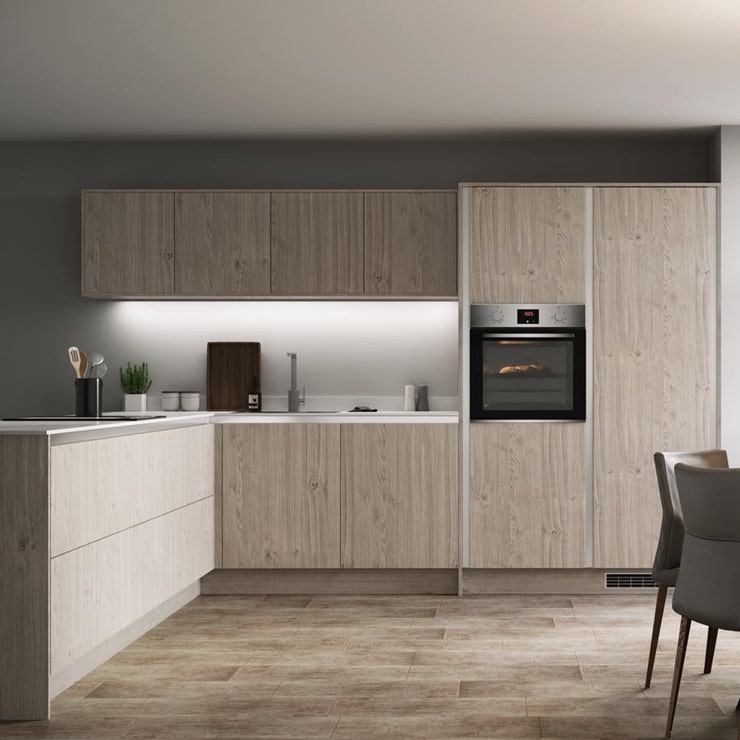grey fitted kitchens