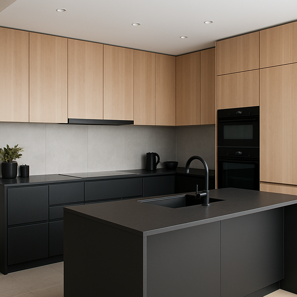 fitted kitchens downhill