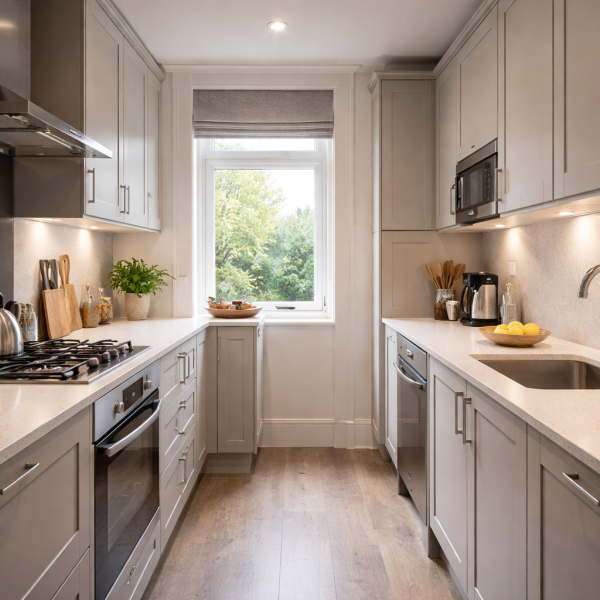 Bespoke Kitchen with Breakfast Bar in Stirling